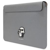 nesiojamo kompiuterio 14 deklas - Karl Lagerfeld KLCS14SAKCPMG 14" Silver Saffian - 4 nuotrauka
