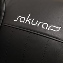 masazinis kreslas - Fotelis Sakura Comfort Plus 806, juodas (Black) - 13 nuotrauka