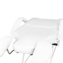 kosmetologinis gultas - Activeshop Kosmetologinis krėslas Ivette, balta (White) - 2 nuotrauka