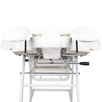 kosmetologinis gultas - Activeshop Kosmetologinis krėslas Ivette, balta (White) - 6 nuotrauka