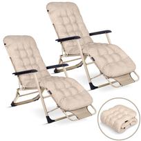 gultas - Sofotel ChillWell sulankstomas sodo gultas, smėlio (Beige) - 4 nuotrauka