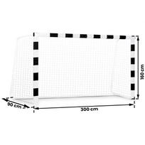 160 - Futbolo vartai 300 x 160 x 90 cm NS-460 nespalvoti - 2 nuotrauka