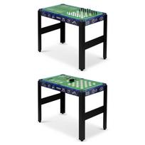 stalo zaidimas vienam - Neo-Sport Žaidimų stalas NS-801 12-in-1 Juodas (Black) - 2 nuotrauka