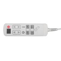 lovos staliukas - Activeshop Elektrinis masažo stalas AZZURRO SPA WOOD GRAY 2 MOTOR HEATED - 2 nuotrauka