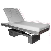 lovos staliukas - Activeshop Elektrinis masažo stalas AZZURRO SPA WOOD GRAY 2 MOTOR HEATED - 3 nuotrauka