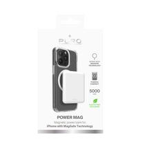 magsafe power bank - Puro Power Mag 5000mAh, MagSafe USB-C, balta - 2 nuotrauka