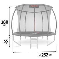 sodo tinklas - Batutas 252 cm su vidiniu Neo-Sport tinkleliu - 3 nuotrauka