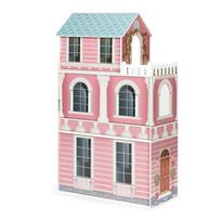 leles - Eco Toys Barbie Lėlių namas su baldų komplektu D8112 - 2 nuotrauka