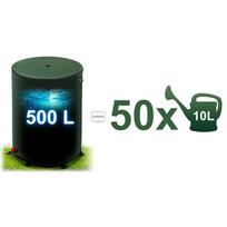 vandens talpyklos - Plonos PL-521 Lietaus vandens bakas, 500 l, žalias (Green) - 2 nuotrauka