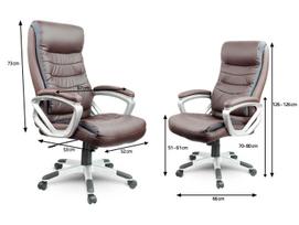 biuro kedes mechanizmas - Biuro kėdė Sofotel EG-226, ruda (Brown) - 2 nuotrauka