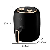 karsto oro gruzdintuves 3.5 - Eldom FR35 Fritto Juodas (Black) - 2 nuotrauka