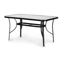 stiklo terasos - Lauko stalas ModernHome Wave, skaidrus, 140 cm x 80 cm x 71.5 cm - 3 nuotrauka