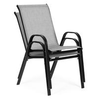 sodo fotelia - Kėdžių rinkinys MultiGarden, šviesiai pilka, 72 cm x 55 cm x 90.5 cm - 6 nuotrauka