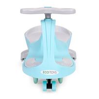paspirtuko ratukai - EcoToys Wiggle Car, mėlynas (Blue) - 2 nuotrauka