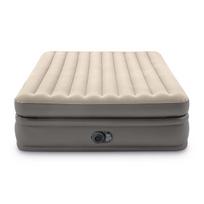 pripuciama lova - Intex Pripučiamas čiužinys-lova Queen Prime Comfort Elevated su pompa, 152 x 203 x 51 cm, pilkas (Gray) - 2 nuotrauka