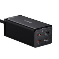 usb c pakrovejas - Baseus GaN5 Pro 2xUSB-C + USB + HDMI, 67W (black) - 3 nuotrauka