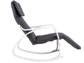 kreslas reguliuojamas - Supamasis krėslas ModernHome TXRC-02, balta/tamsiai pilka (White/Dark Grey) - 3 nuotrauka