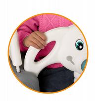 vaikiskos supynes - Vaikiškos sūpynės Ricokids 3in1 Drambliukas, pilka/balta (Gray/White) - 7 nuotrauka