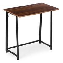 sulankstomi stalai - Sulankstomas rašomasis stalas ModernHome Loft Style, 80 cm x 45 cm, 76 cm, tamsiai ruda sp. - 2 nuotrauka