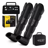 kompresinis masazuoklis - 4Fizjo Limfodrenažo aparatas MED C6, kompresinė terapija, juodas (Black) - 2 nuotrauka