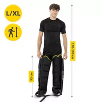 kompresinis masazuoklis - 4Fizjo Limfodrenažo aparatas MED C6, kompresinė terapija, juodas (Black) - 3 nuotrauka