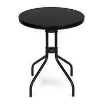 60 foteliukas - Lauko stalas MultiGarden Round, juodas (Black) - 5 nuotrauka