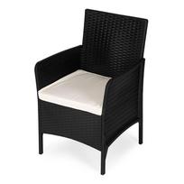lauko baldu pagalveles - Lauko baldų komplektas MultiGarden DNLJA-001-1, juodas (Black) - 2 nuotrauka