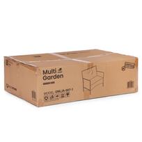 lauko baldu pagalveles - Lauko baldų komplektas MultiGarden DNLJA-007-1, juodas (Black) - 3 nuotrauka