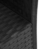 lauko baldu pagalveles - Lauko baldų komplektas MultiGarden DNLJA-007-1, juodas (Black) - 5 nuotrauka