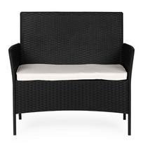 lauko baldu pagalveles - Lauko baldų komplektas MultiGarden DNLJA-007-1, juodas (Black) - 8 nuotrauka