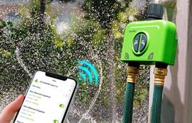 sliuzai - RainPoint WiFi 2 zonų laistymo valdiklis su šliuzu (HTV245FRF+HWG023WBRF) - 2 nuotrauka