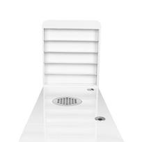 kosmetinis stalas baltas - ActivEshop Manikiūro stalas 310 Right, Baltas (White) - 7 nuotrauka