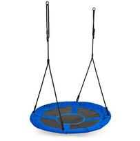 vaikiskos supynes vaikams - Sūpynės Gandro Lizdas EcoToys BOC100, 100 cm, mėlyna (Blue) / juoda (Black) - 3 nuotrauka