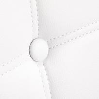 eko - Valgomojo kėdė ActivEshop QS-185, matinė, balta, 38 cm x 43 cm - 5 nuotrauka