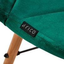 kede - Valgomojo kėdė ActivEshop 4Rico QS-186, žalia, 38 cm x 38 cm - 4 nuotrauka