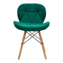 kede - Valgomojo kėdė ActivEshop 4Rico QS-186, žalia, 38 cm x 38 cm - 7 nuotrauka