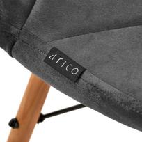 senukai valgomojo kedes - Valgomojo kėdė ActivEshop 4Rico QS-186, pilka sp., 38 cm x 38 cm - 4 nuotrauka