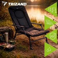 zvejybos kede - Trizand reguliuojama sulankstoma žvejybos kėdė, žalia (Green) - 4 nuotrauka
