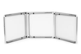 turistinis stalas - Modernhome Turistinis stalas, sulankstomas kempingo stalas, baltas stalviršis, 180 x 60 cm - 2 nuotrauka