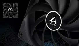 arctic f12 - Arctic F12 PWM 120mm Juodas (Black) 5 vnt. - 3 nuotrauka