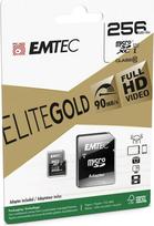 micro sd 256gb - Emtec EliteGold 256GB MicroSDXC UHS-I Class 10 + SD Adapter - 3 nuotrauka