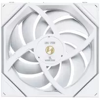 lian li uni fan tl 120 reverse - Lian Li UNI FAN TL Wireless 120mm ARGB Baltas (White) - 5 nuotrauka