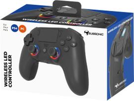 pc pultelis - Subsonic Wireless Led Controller Juodas (Black) for PS4/PC - 2 nuotrauka