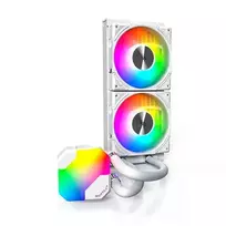 240mm aio cooler - Montech Hyper Flow ARGB AIO 240 mm Baltas (White) - 4 nuotrauka