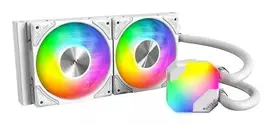 240mm aio cooler - Montech Hyper Flow ARGB AIO 240 mm Baltas (White) - 5 nuotrauka