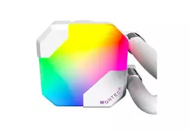 240mm aio cooler - Montech Hyper Flow ARGB AIO 240 mm Baltas (White) - 6 nuotrauka