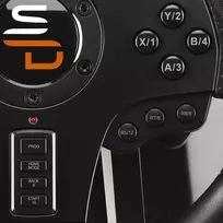 zaidimu vairas subsonic - Subsonic Superdrive SV 710 Pro Sport (Juodas/Black) - 6 nuotrauka