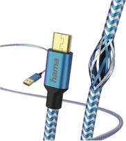 micro usb laidas 5m - Hama Cable USB / Micro USB Blue 1.5m - 3 nuotrauka