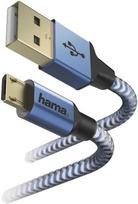 micro usb laidas 5m - Hama Cable USB / Micro USB Blue 1.5m - 4 nuotrauka