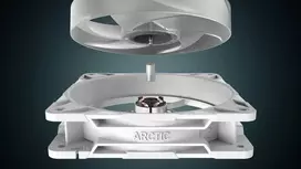 arctic p12 - Arctic P12 Pro Reverse A-RGB 120 mm Juodas (Black) - 3 nuotrauka
